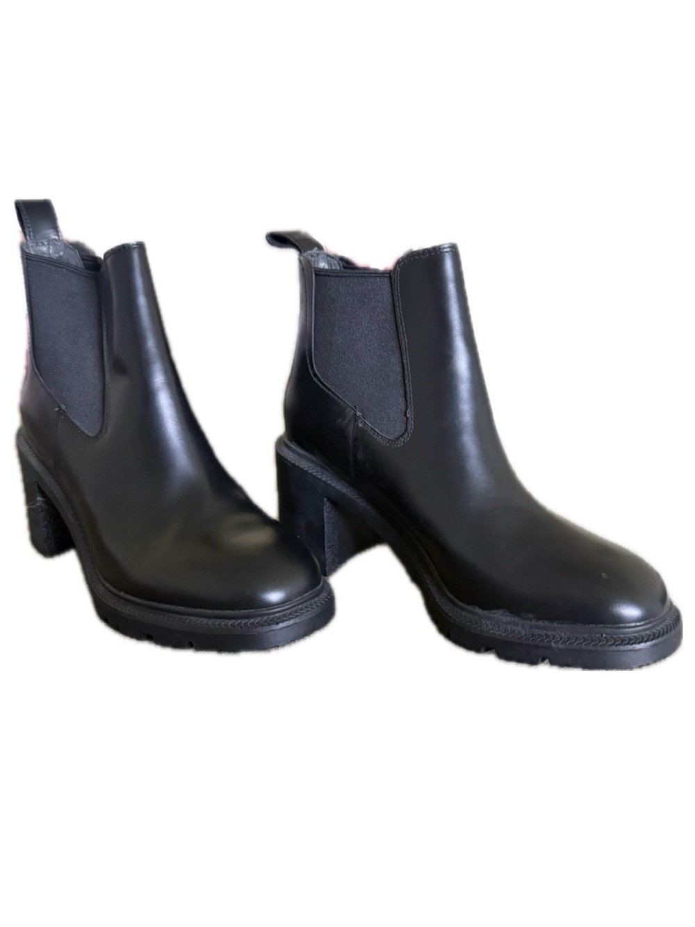 Camper Black Chunky Chelsea Booties
